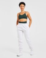 Balance V3 Seamless Strappy Sports Bra - Dark Green - Image 8