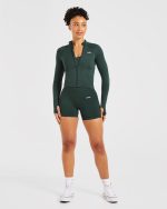 Balance V3 Seamless Zip Jacket - Dark Green - Image 3