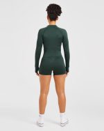 Balance V3 Seamless Zip Jacket - Dark Green - Image 4