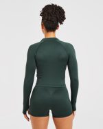 Balance V3 Seamless Zip Jacket - Dark Green - Image 2