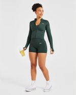Balance V3 Seamless Zip Jacket - Dark Green - Image 7