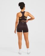 Balance V3 Seamless Sports Bra - Dark Brown - Image 4