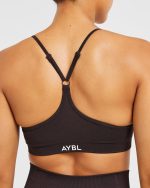 Balance V3 Seamless Strappy Sports Bra - Dark Brown - Image 6