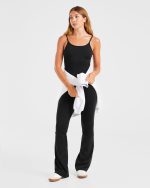 Sculpt Flared All In One - Black - Image 8