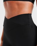 Sculpt Wrap Leggings - Black - Image 5