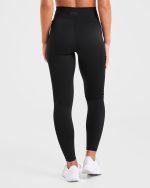 Sculpt Wrap Leggings - Black - Image 2