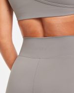 Sculpt Wrap Leggings - Smoke Grey - Image 6