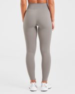 Sculpt Wrap Leggings - Smoke Grey - Image 2