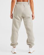 AYBL Sports Club Oversized Joggers - Sand/Navy - Image 2