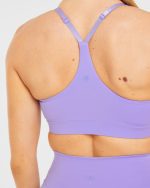 Staple Sports Bra - Vibrant Violet - Image 6