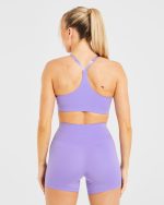 Staple Sports Bra - Vibrant Violet - Image 2