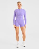 Staple Zip Jacket - Vibrant Violet - Image 3