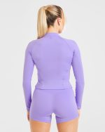 Staple Zip Jacket - Vibrant Violet - Image 2