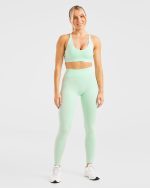 Staple Sports Bra - Mint Green - Image 3