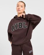 Varsity 2.0 Oversized Straight Leg Joggers - Cocoa Brown - Image 8