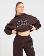 Varsity 2.0 Oversized Hoodie - Cocoa Brown - Image 8