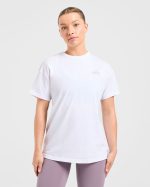 Strong Women Graphic Oversized T Shirt - White/Lilac - Image 2