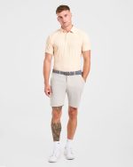Precision Texture Polo - Peach - Image 3