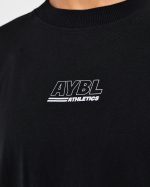 Athletics Track Oversized T Shirt - Black/White - Image 5