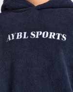 AYBL Sports Oversized Fleece Hoodie - Navy - Image 5