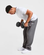 Essential Oversized Straight Leg Joggers - Charcoal - Image 8