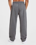 Essential Oversized Straight Leg Joggers - Charcoal - Image 2