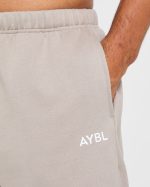 Essential Oversized Straight Leg Joggers - Stone - Image 6