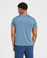 Origin T Shirt - Slate Blue - Image 2