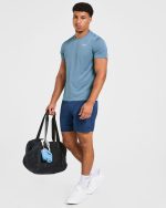 Origin T Shirt - Slate Blue - Image 7