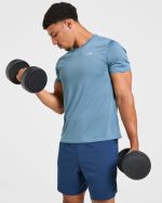 Origin T Shirt - Slate Blue - Image 8