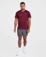 Origin T Shirt - Merlot Red - Image 3
