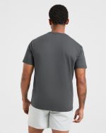 Essential T Shirt - Smoke Grey - Image 2