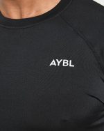 Essential Long Sleeve T Shirt - Black - Image 5