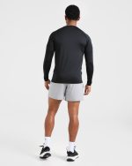 Essential Long Sleeve T Shirt - Black - Image 4