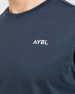 Essential T Shirt - Navy Blue - Image 5
