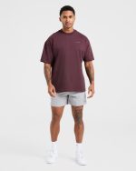 Essential Oversized T Shirt - Dusty Plum - Image 4