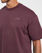 Essential Oversized T Shirt - Dusty Plum - Image 5