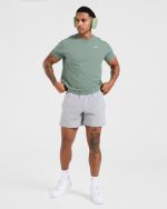 Essential T Shirt - Slate Green - Image 8