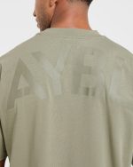 Essential Oversized T Shirt - Desert Olive - Image 5