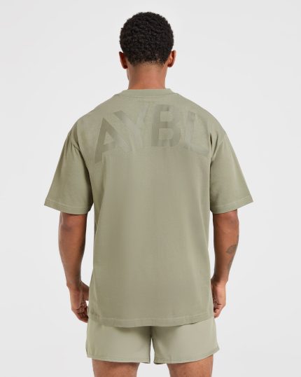 Essential Oversized T Shirt - Desert Olive