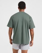 Lift Club Oversized T Shirt - Vintage Sage - Image 2