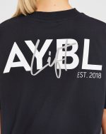 Lift Graphic Oversized T Shirt - Black - Image 6