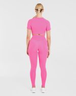 Staple Crop Top - Summer Pink - Image 4