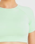 Staple Crop Top - Mint Green - Image 5