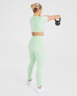 Staple Crop Top - Mint Green - Image 8