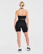 Staple Halterneck Crop Top - Black - Image 4