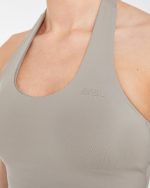 Staple Halterneck Crop Top - Muted Taupe - Image 5