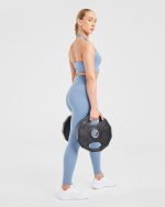 Staple Halterneck Crop Top - Slate Blue - Image 7