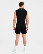 Run Slim Tank - Black - Image 4