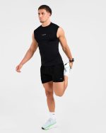 Run Slim Tank - Black - Image 7